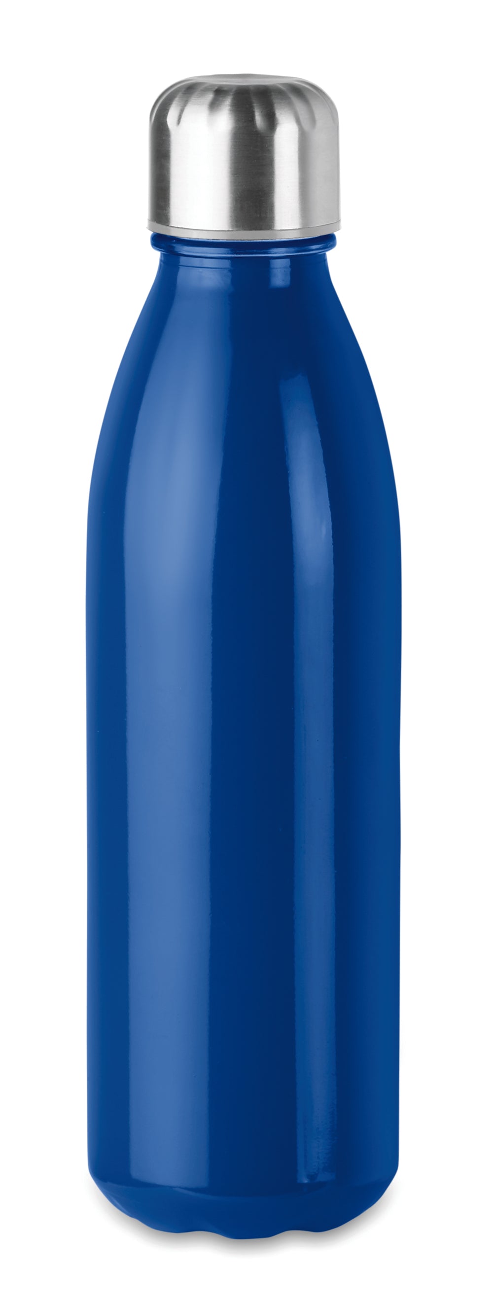 Glazen drinkfles 650 ml Aspen Glass in royal blauw