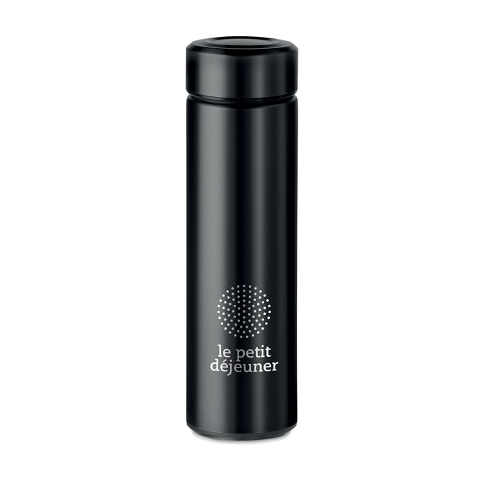 Dubbelwandige drinkfles 425 ml Patago met een bedrukking als voorbeeld