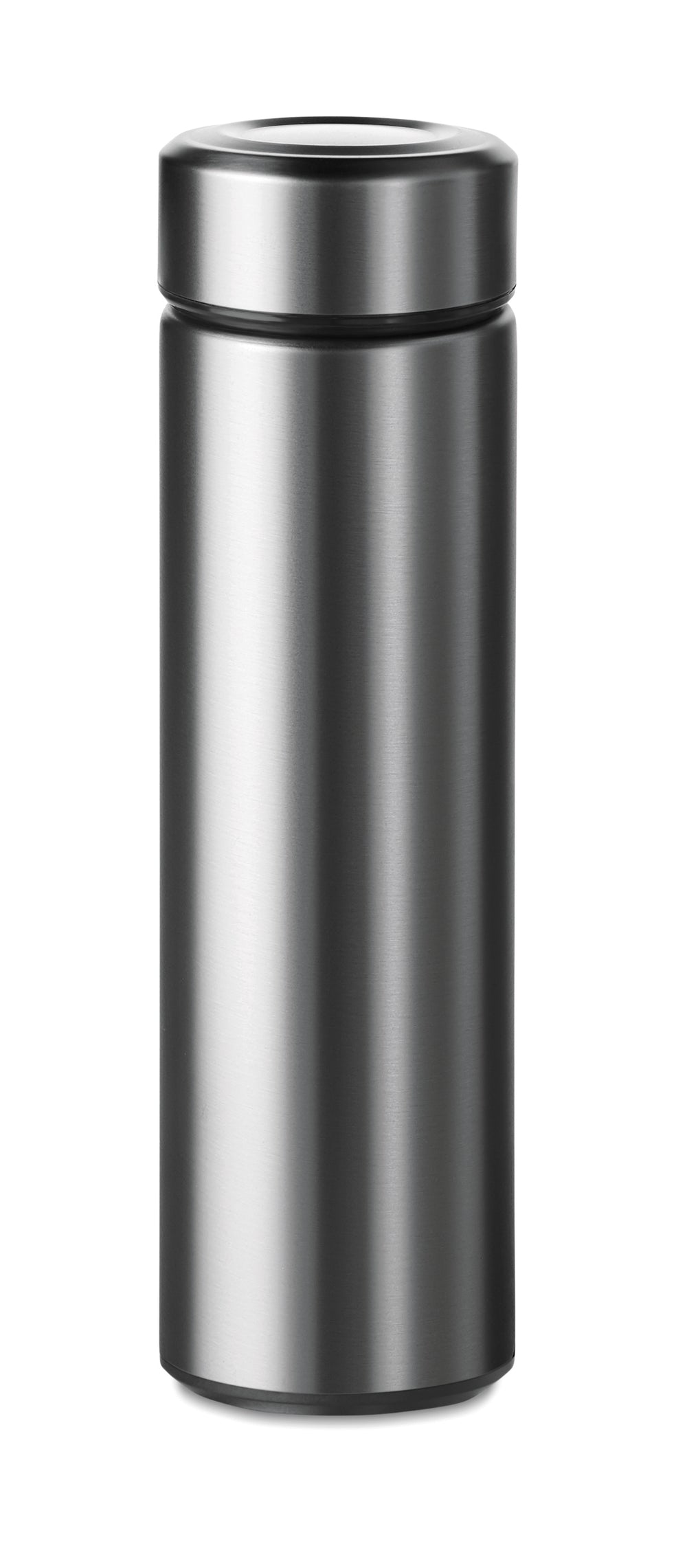 Dubbelwandige drinkfles 425 ml Patago in mat zilver