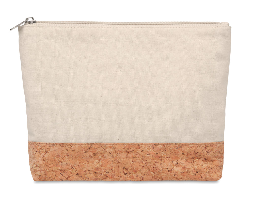 Katoenen toilettas Porto Bag in beige