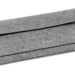 Vilten laptophoes Pouchlo in grijs