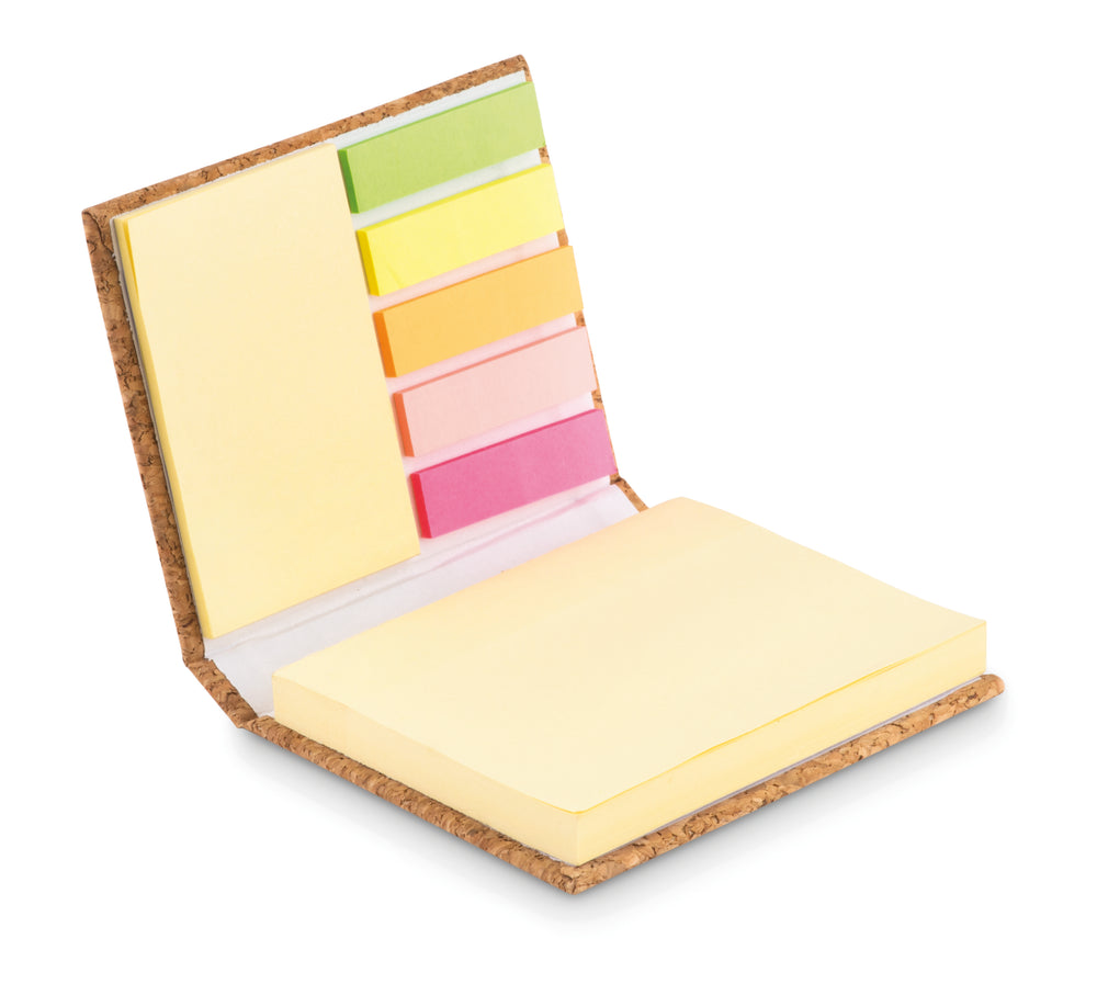 Memoboekje kurk Visioncork in beige
