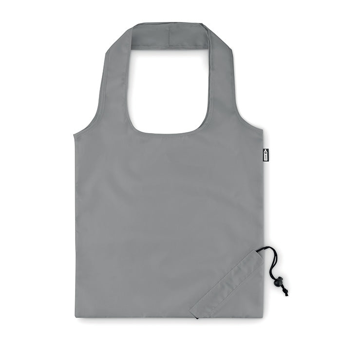 Opvouwbare RPET tas Foldpet in steengrijs