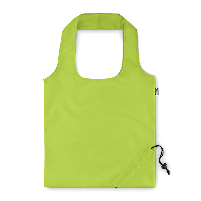 Opvouwbare RPET tas Foldpet in limoen