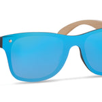 Zonnebril met all-over glas Aloha in blauw