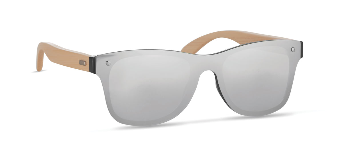 Zonnebril met all-over glas Aloha in glanzend zilver