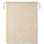 Katoen mesh voedselzak Veggie in beige