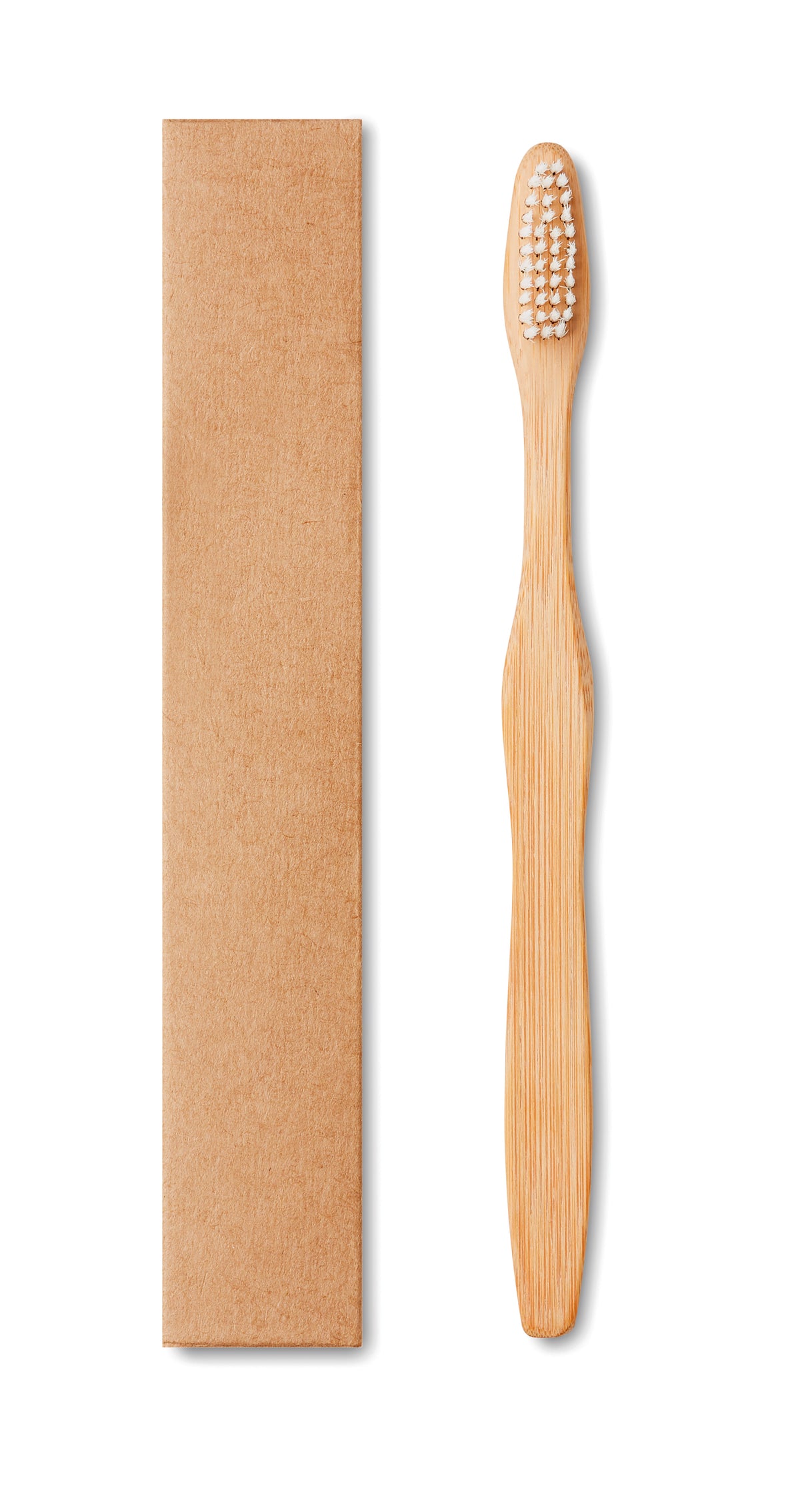 Bamboe tandenborstel Dentobrush in wit