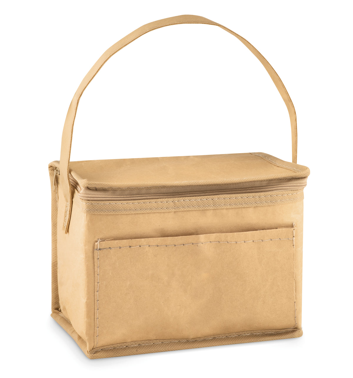 Koeltas papier voor 6 blikjes Papercool in beige