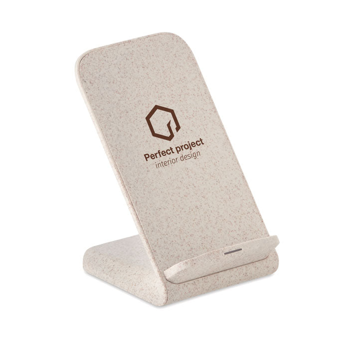Tarwestro oplader/standaard Layaback met een bedrukking als voorbeeld