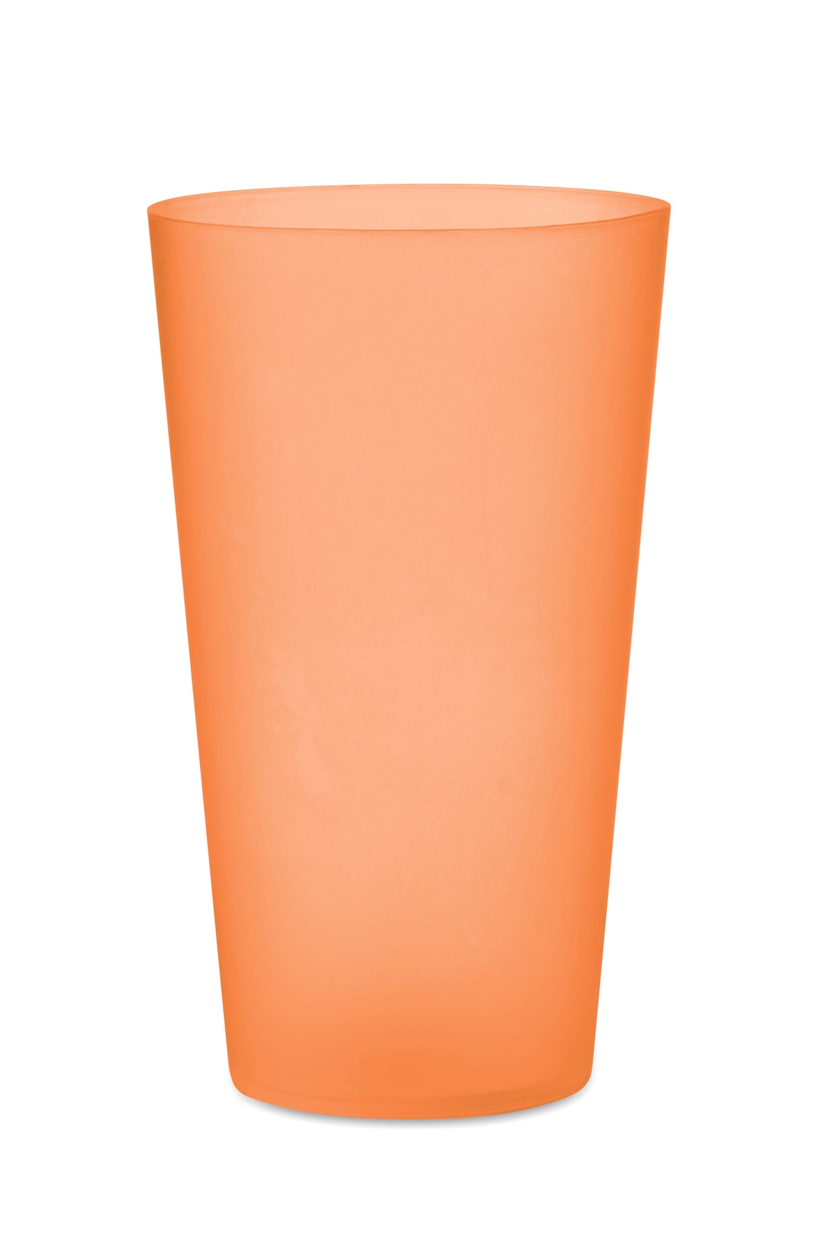 Herbruikbare event beker 500 ml Festa Large in transparant oranje