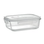 Glazen lunchbox 900 ml Praga Lunchbox in transparant