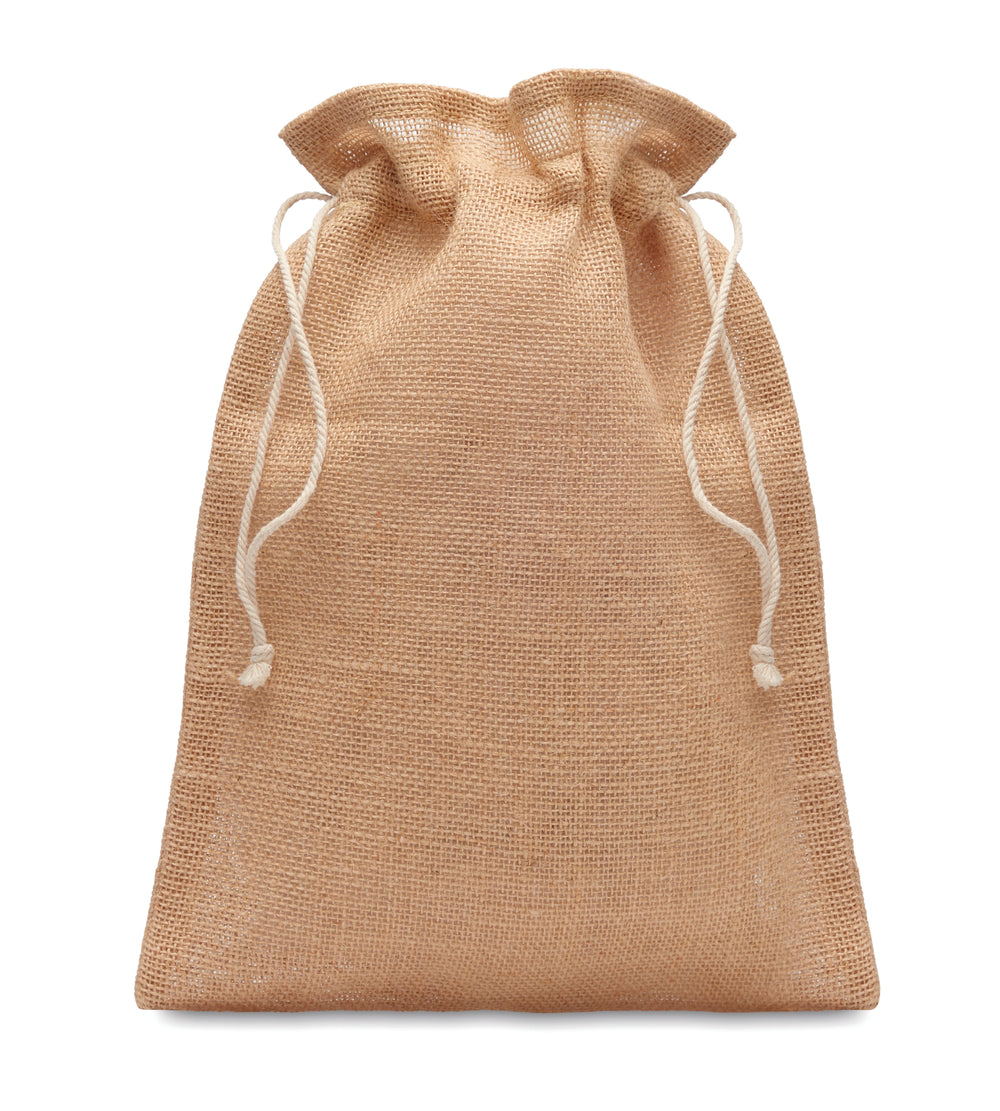 Jute geschenkzak medium Jute Medium in beige