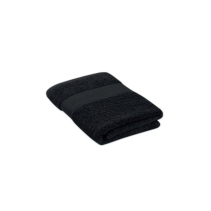 Handdoek organisch 100x50 Terry in zwart