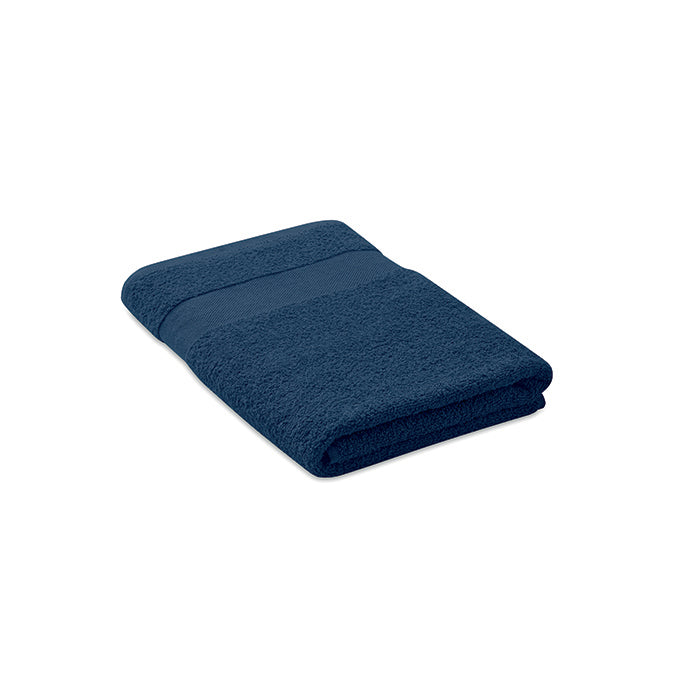 Handdoek organisch 140x70 Perry in blauw