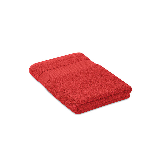 Handdoek organisch 140x70 Perry in rood