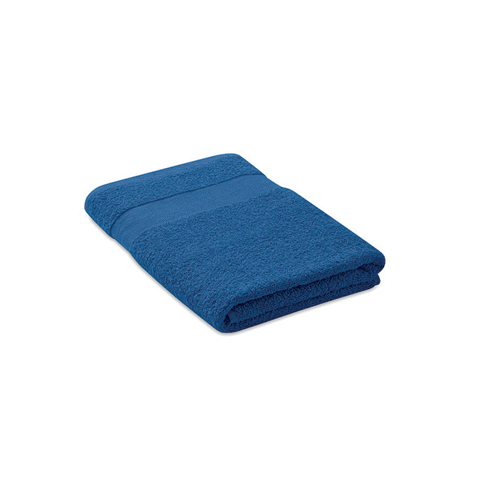 Handdoek organisch 140x70 Perry in royal blauw