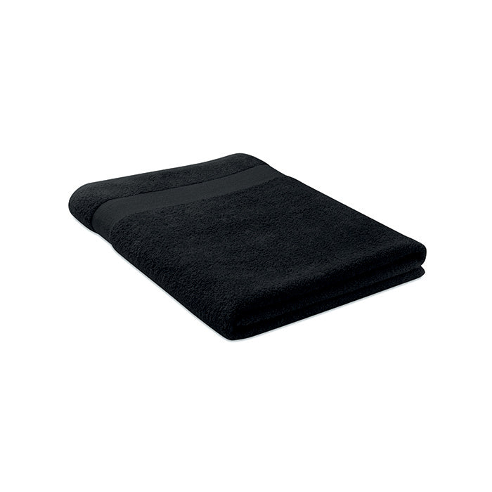 Handdoek organisch 180x100 Merry in zwart