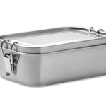 RVS lunchbox 750 ml Chan Lunchbox in mat zilver