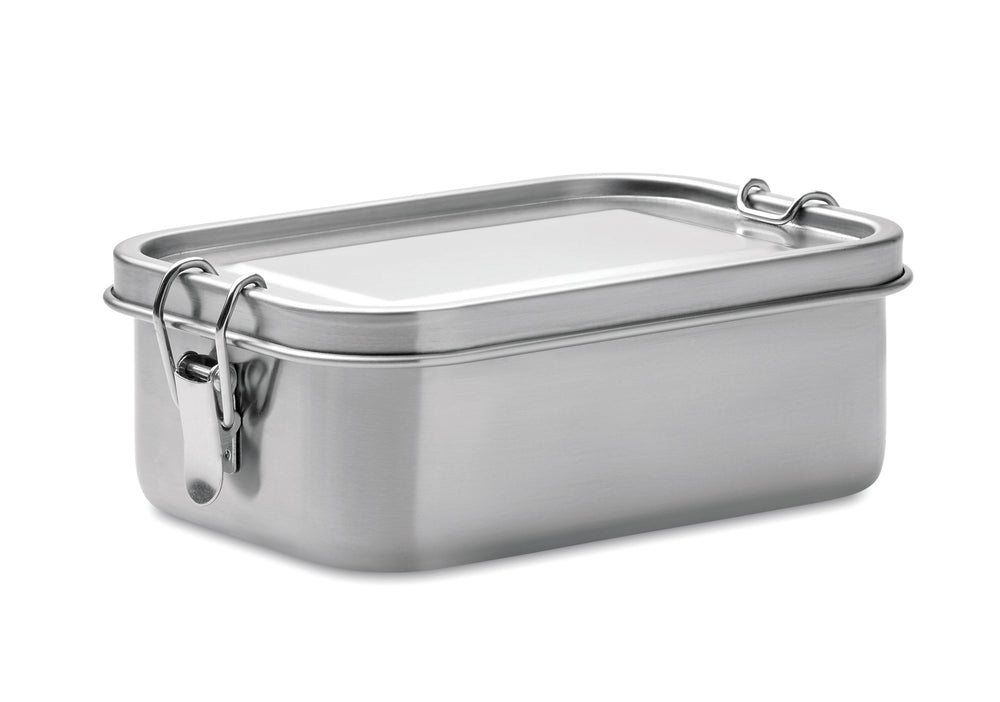 RVS lunchbox 750 ml Chan Lunchbox in mat zilver
