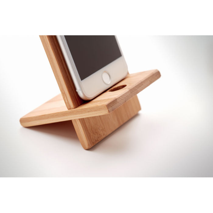 Bamboe telefoonhouder Whippy, sfeerfoto