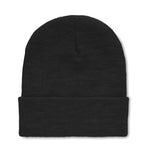 RPET Beanie met omslag Polo Rpet in zwart