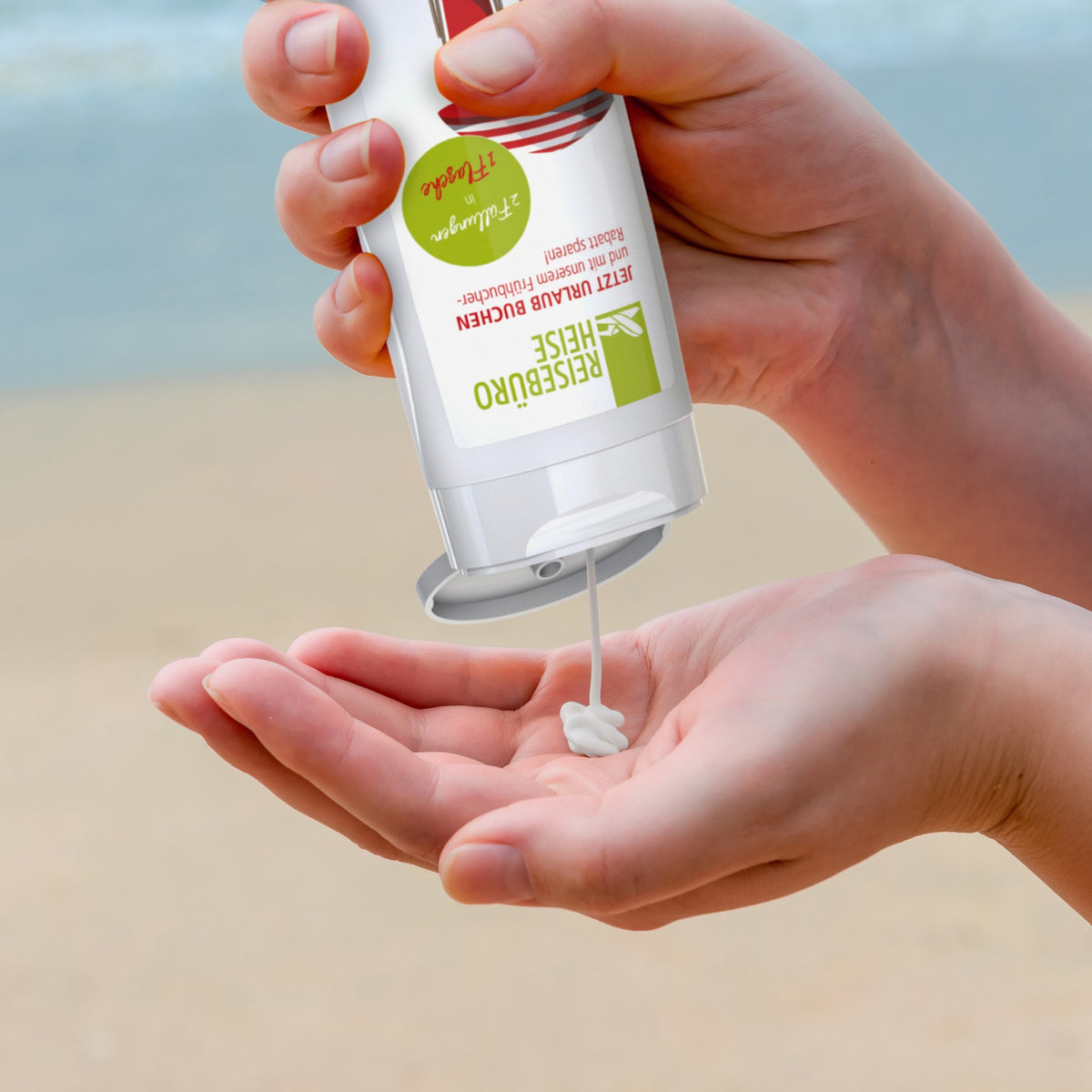 Sfeerbeeld van DuoPack zonnebrand gevoelige huid SPF 50 met after sun lotion sensitief
