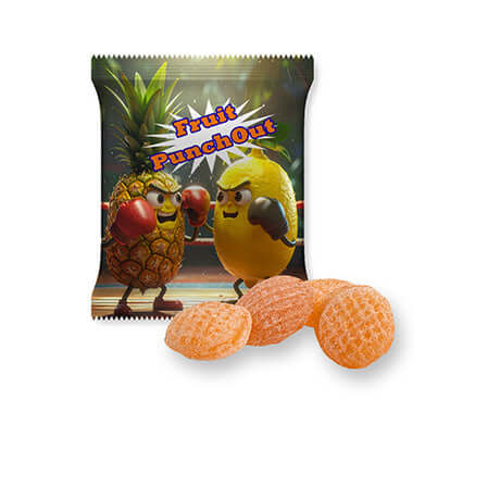 Multivitaminesnoepjes (17 gram) in bedrukt zakje