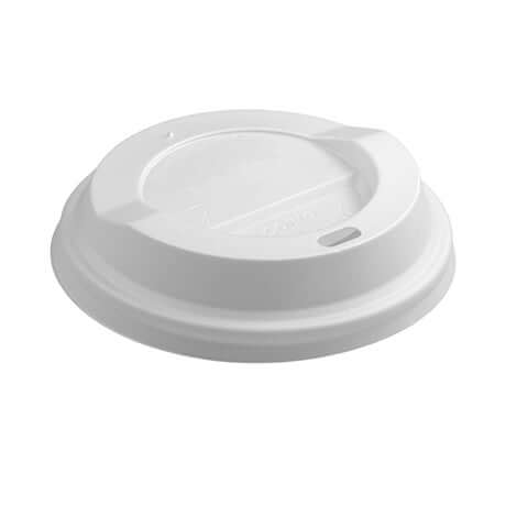 Verpackung, ca. 1g, PE Deckel für Becher weiß 90mm bedrukken – promotionele snack