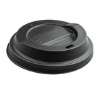 Verpackung, ca. 1g, PE Deckel für Becher schwarz 90mm bedrukken – promotionele snack