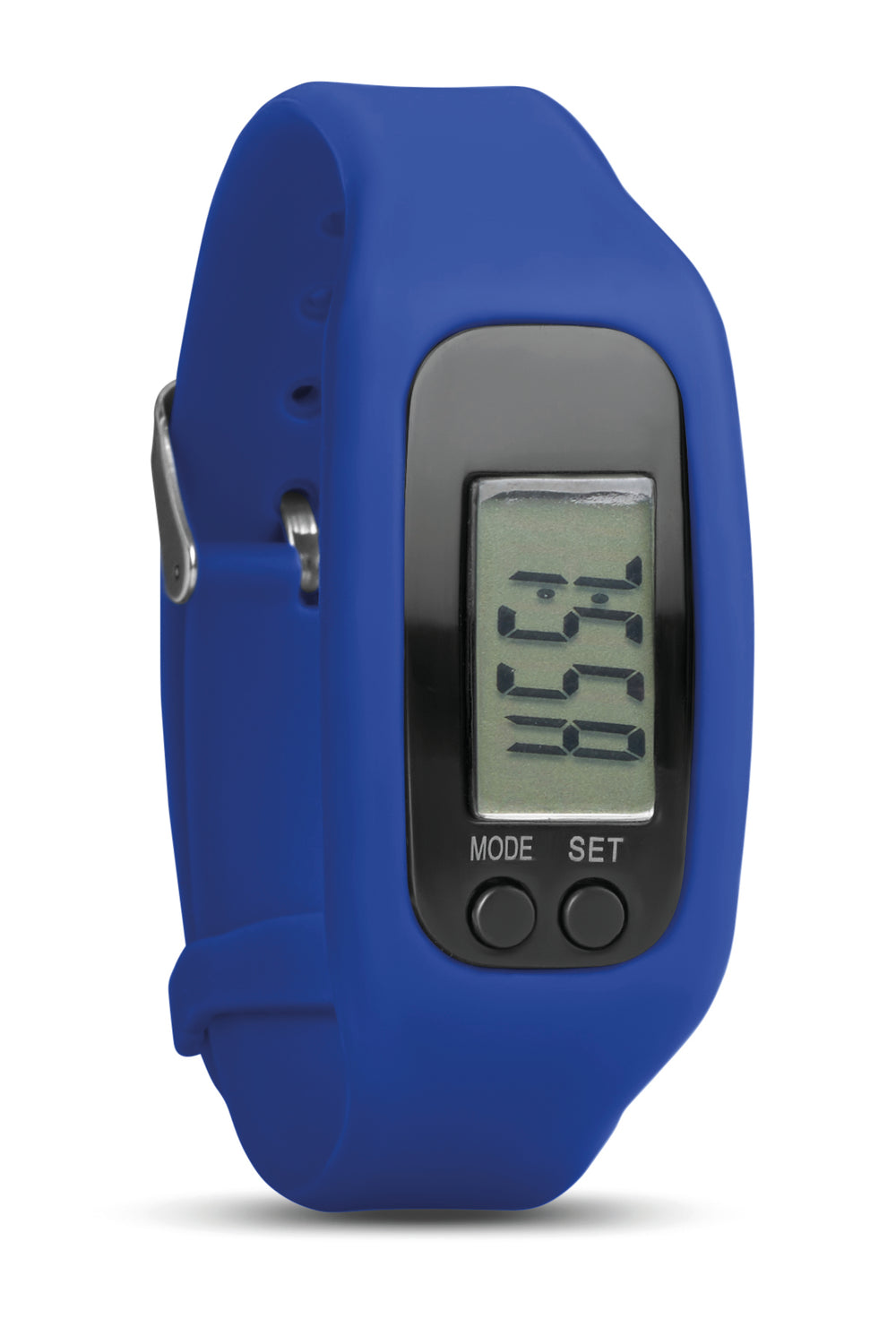 Pedometer armband Bratara in royal blauw