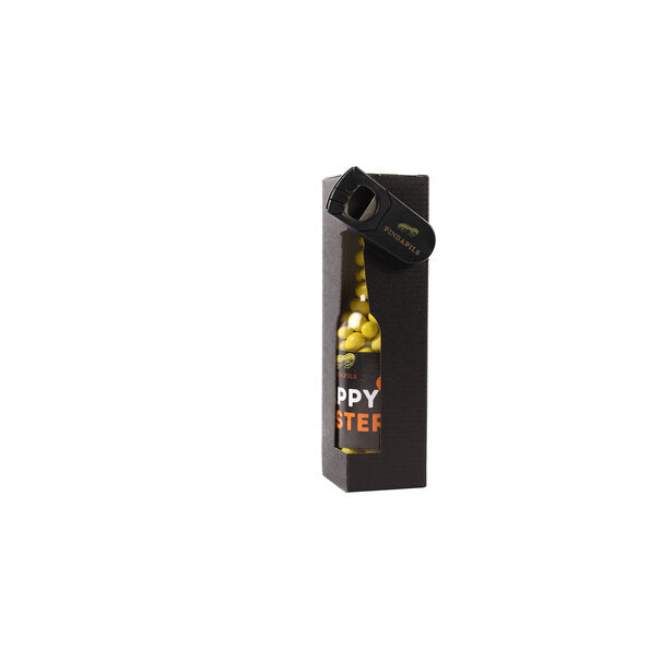 pindapils 1 fles happy easter in doosje met opener productafbeelding