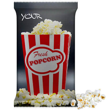 Popcorn salzig, ca. 25g, Maxi-XXL-zakje bedrukken – promotionele snack