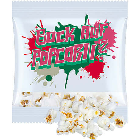 Popcorn süß, ca. 20g, Maxi-XL-zakje bedrukken – promotionele snack