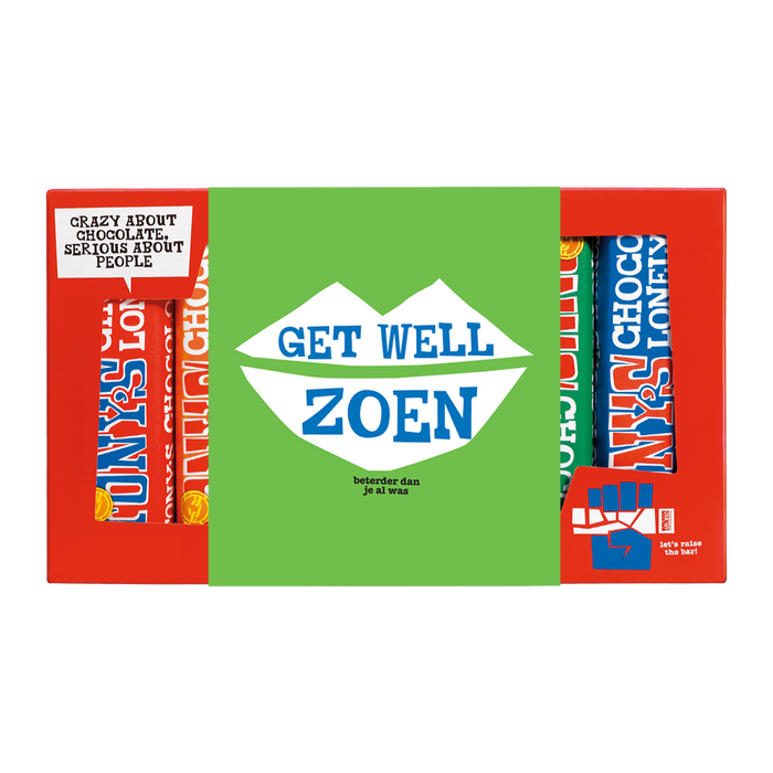 Tony's Chocolonely proeverijtje Sterkte, 6 kleine reepjes