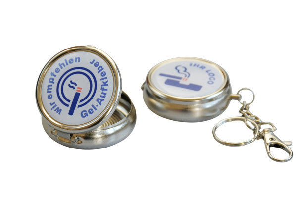 TA 001 Pocket Asbak – Compacte Metalen Asbak met Karabijnhaak
