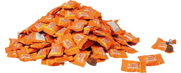 Tiny Tony's melk karamel zeezout, doos van 10 kilo