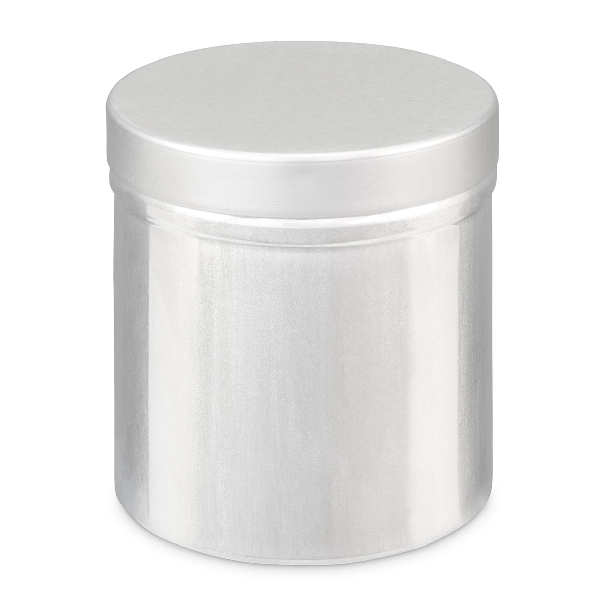 Rond aluminium blik in zilver, foto 6