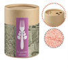 Rosa Kristallsalz, ca. 135g, Kraftpapierstreuer Midi bedrukken – promotionele snack