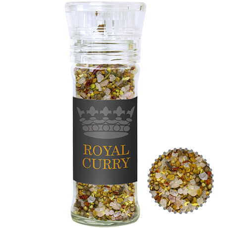Kruidenmolen met curry kruiden bedrukken