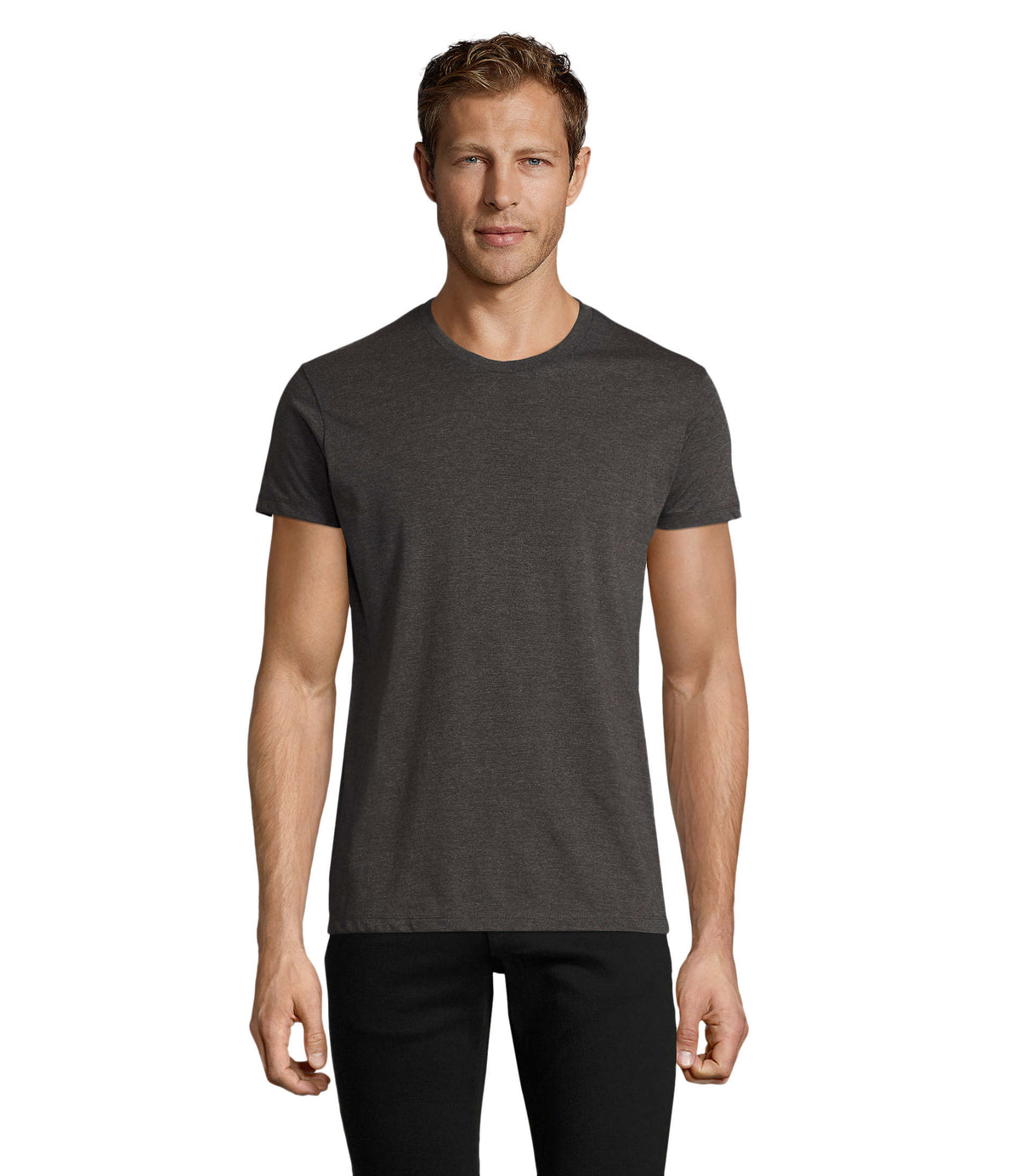 HEREN 150 g Regent Fit in charcoal melange