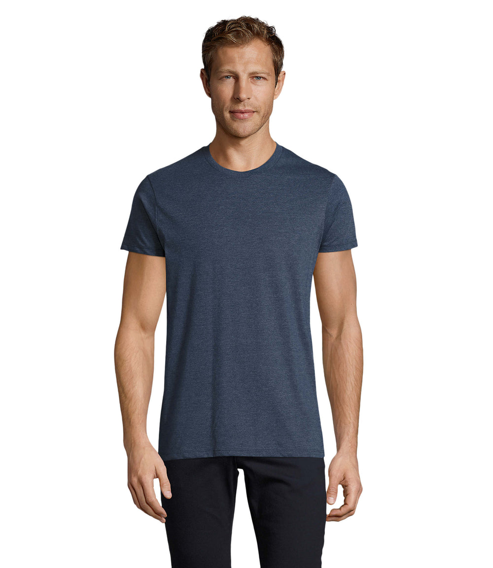 HEREN 150 g Regent Fit in heather denim