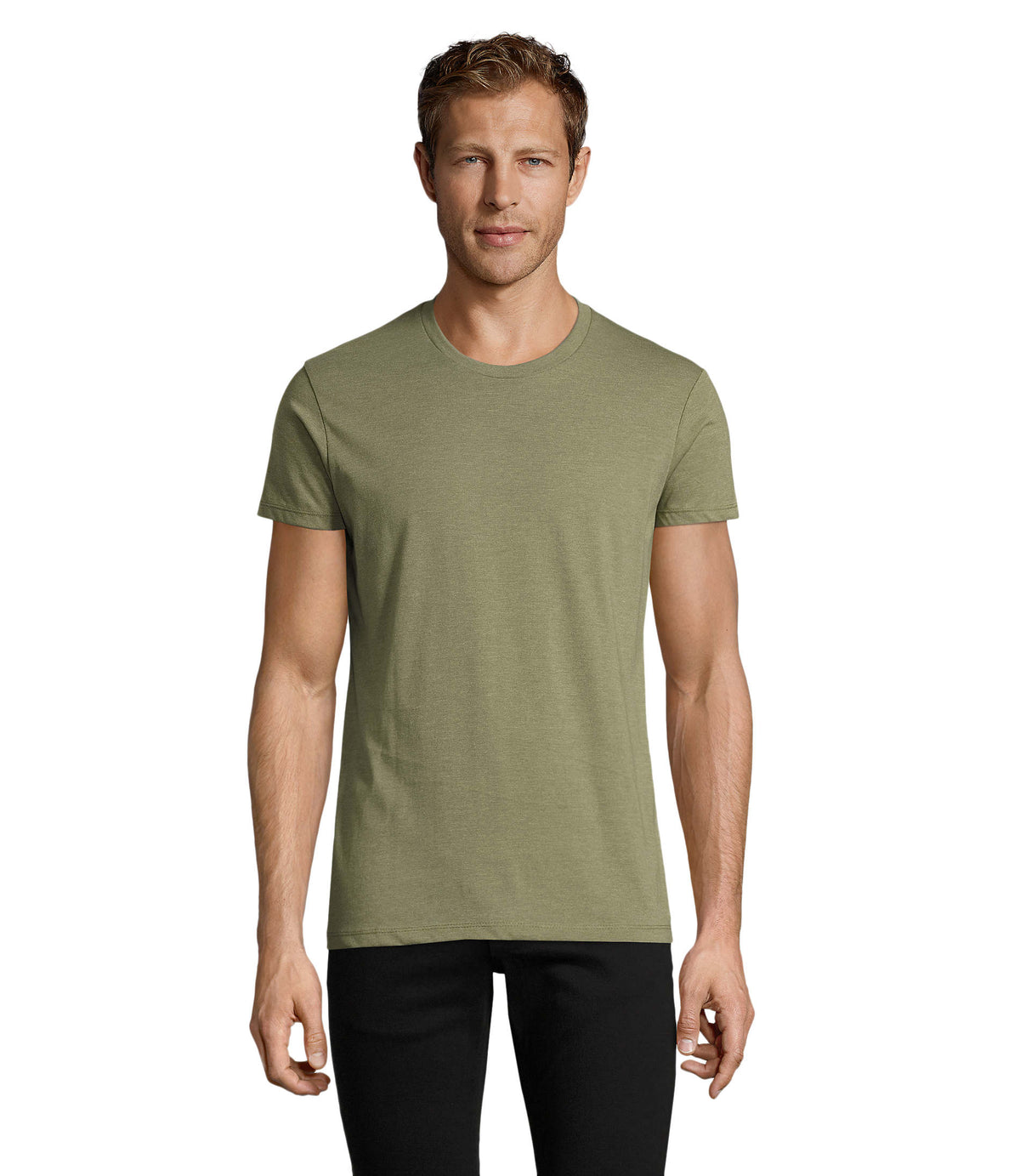 HEREN 150 g Regent Fit in heather khaki