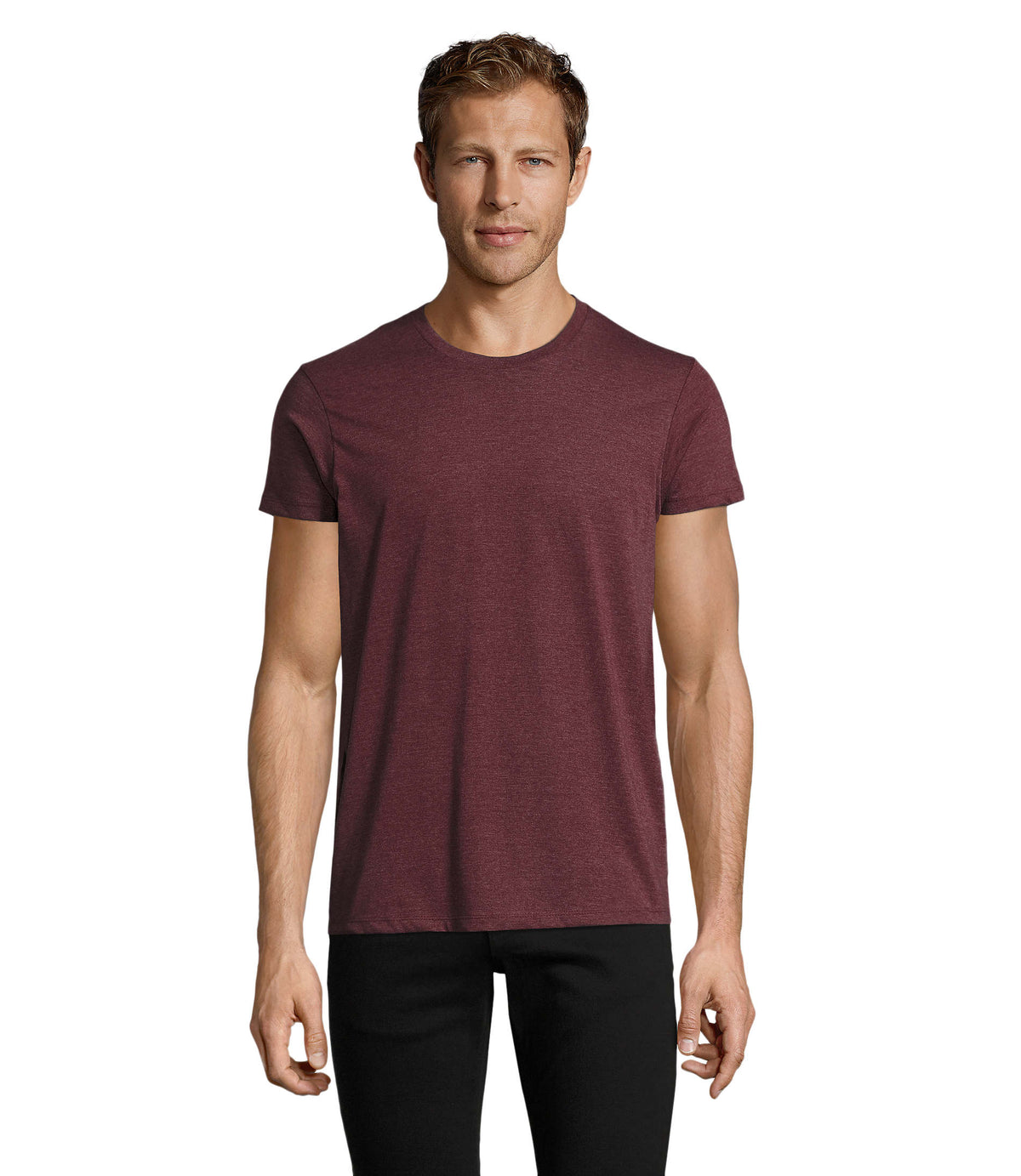 HEREN 150 g Regent Fit in heather oxblood