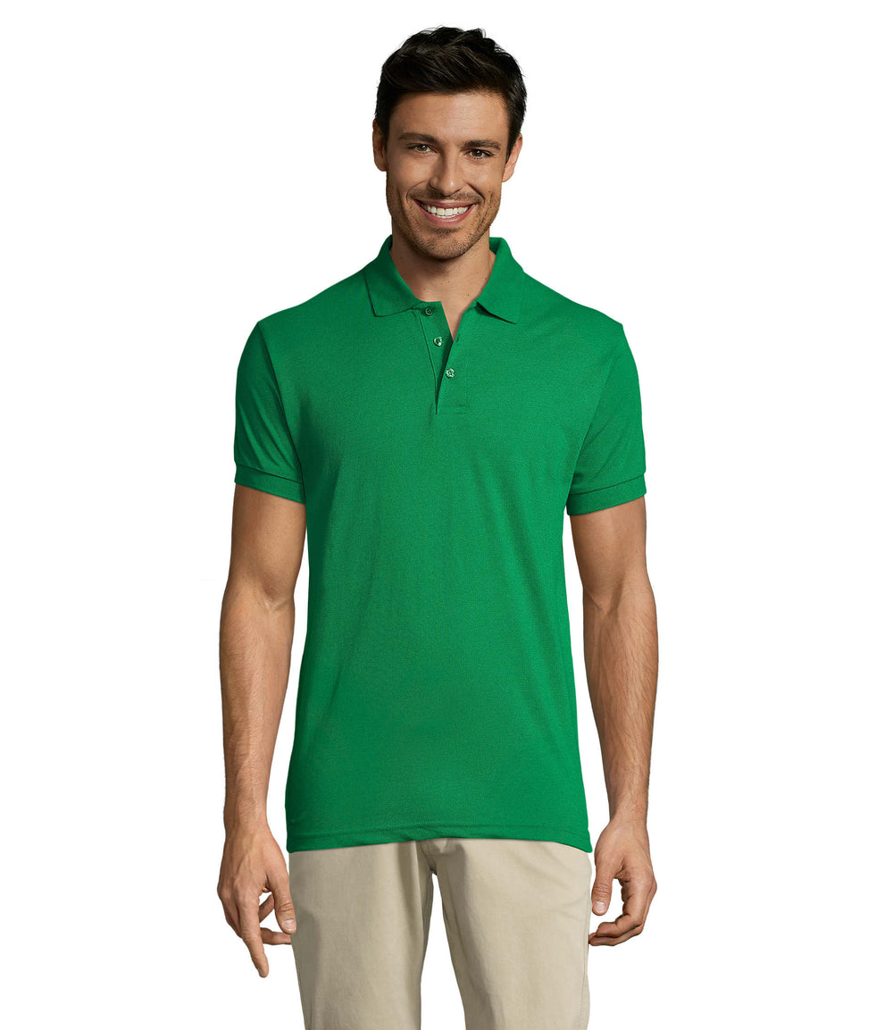 PRIME heren polo 200 g Prime Men in helder groen