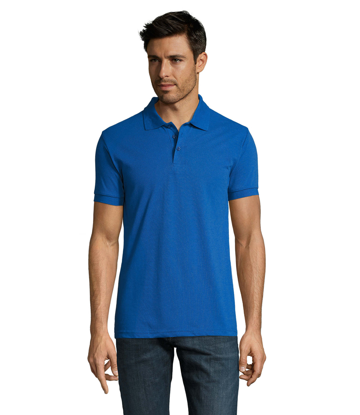 PRIME heren polo 200 g Prime Men in koningsblauw