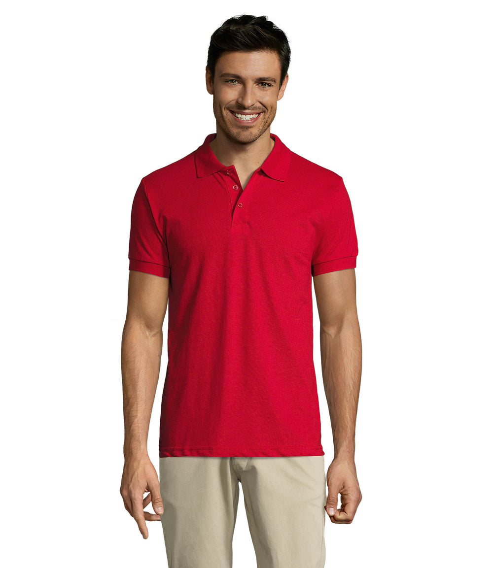 PRIME heren polo 200 g Prime Men in rood
