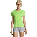 SPORTYdames t-shirt 140 g Sporty Women in apple green