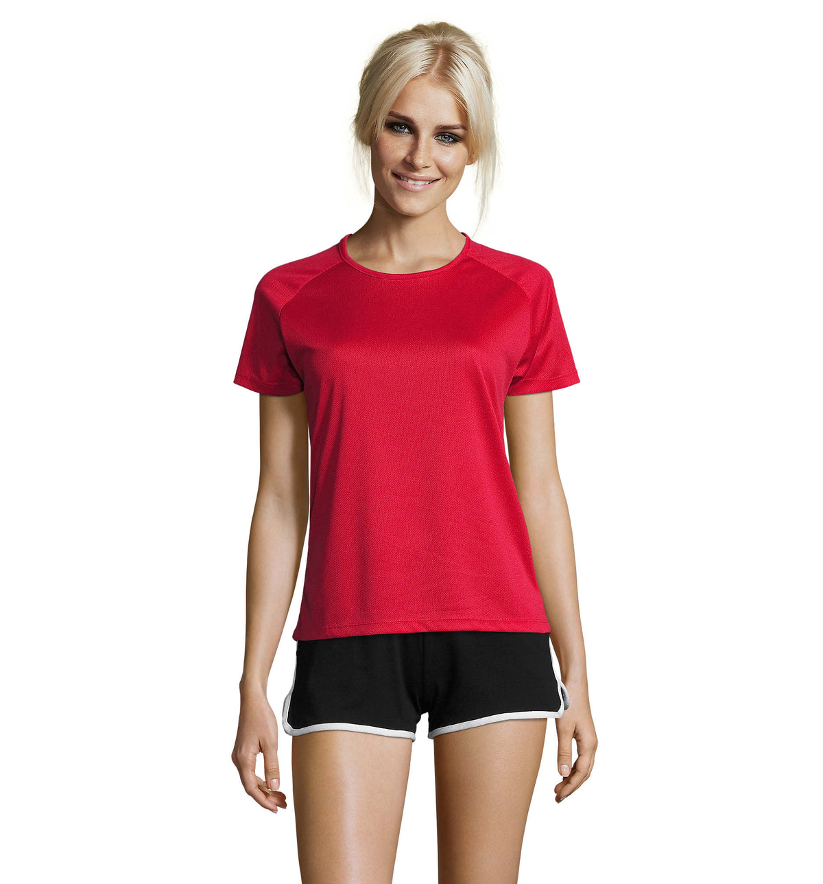 SPORTYdames t-shirt 140 g Sporty Women in rood