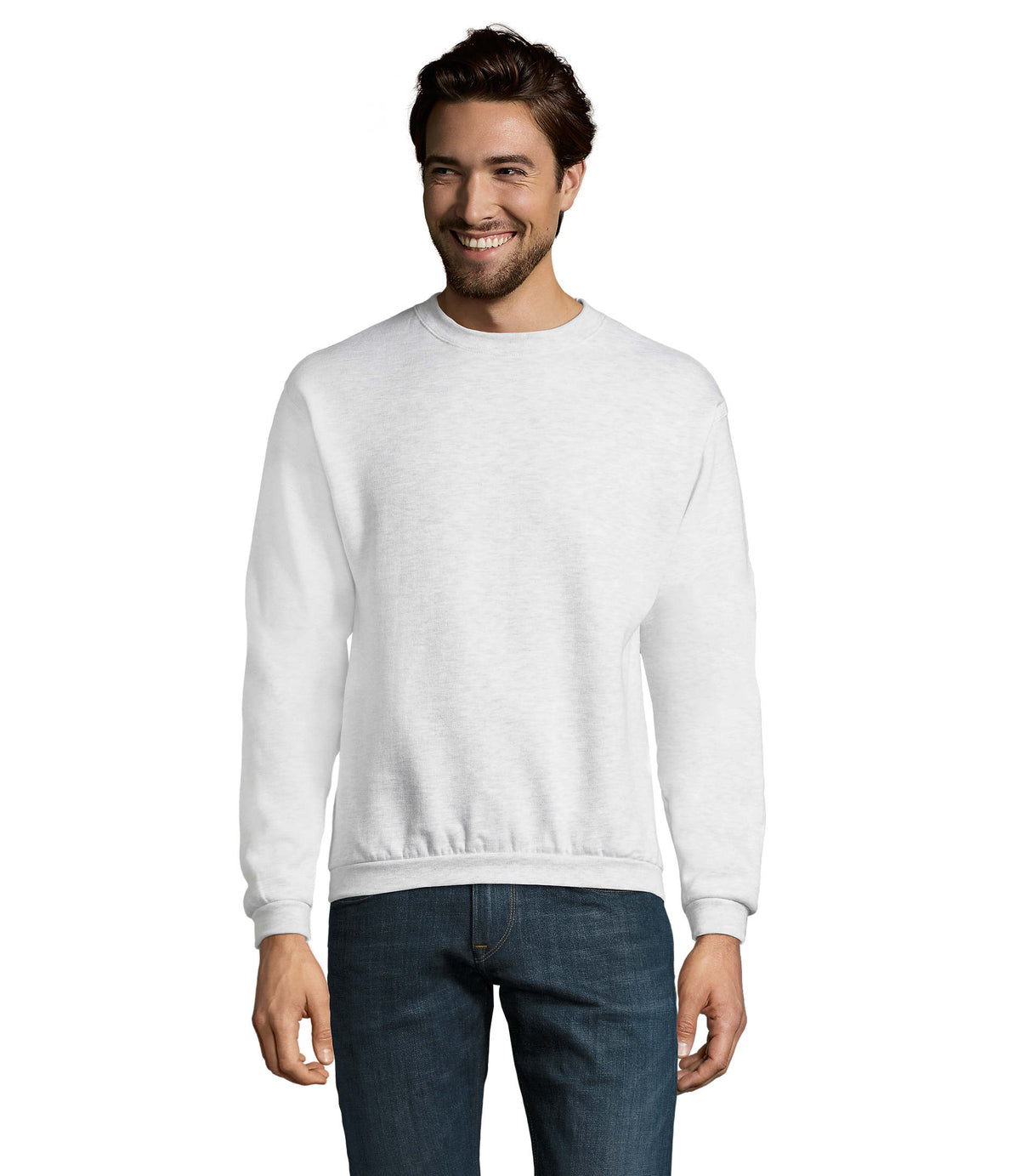 Heren sweater260 g Spider in asgrijs